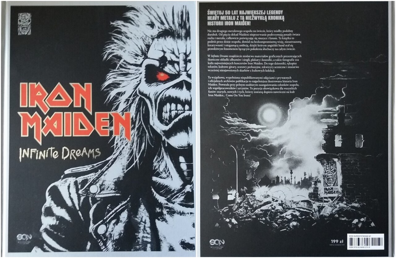 Iron Maiden Infinite Dreams - książka o historii zespołu